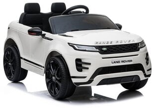 Elektriskā apvidus automašīna Range Rover Evoque, baltā krāsā цена и информация | Электромобили для детей | 220.lv