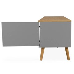 TV galds Dot, 192 x 54 cm, pelēks/ozola cena un informācija | TV galdiņi | 220.lv