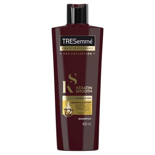 Keratīna matu šampūns gludiem matiem Tresemme Keratin Smooth Shampoo 400 ml cena un informācija | Šampūni | 220.lv