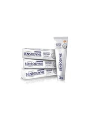 Zobu pasta Sensodyne Repair & Protect Whitening, 3 x 75 ml цена и информация | Зубные щетки, пасты | 220.lv