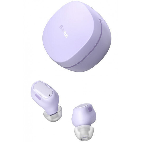 Baseus Encok True Wireless Earphones WM01 Purple cena un informācija | Austiņas | 220.lv