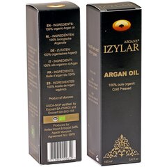 Organiska tīra argana eļļa Yzylar, 100 ml cena un informācija | Matu uzlabošanai | 220.lv