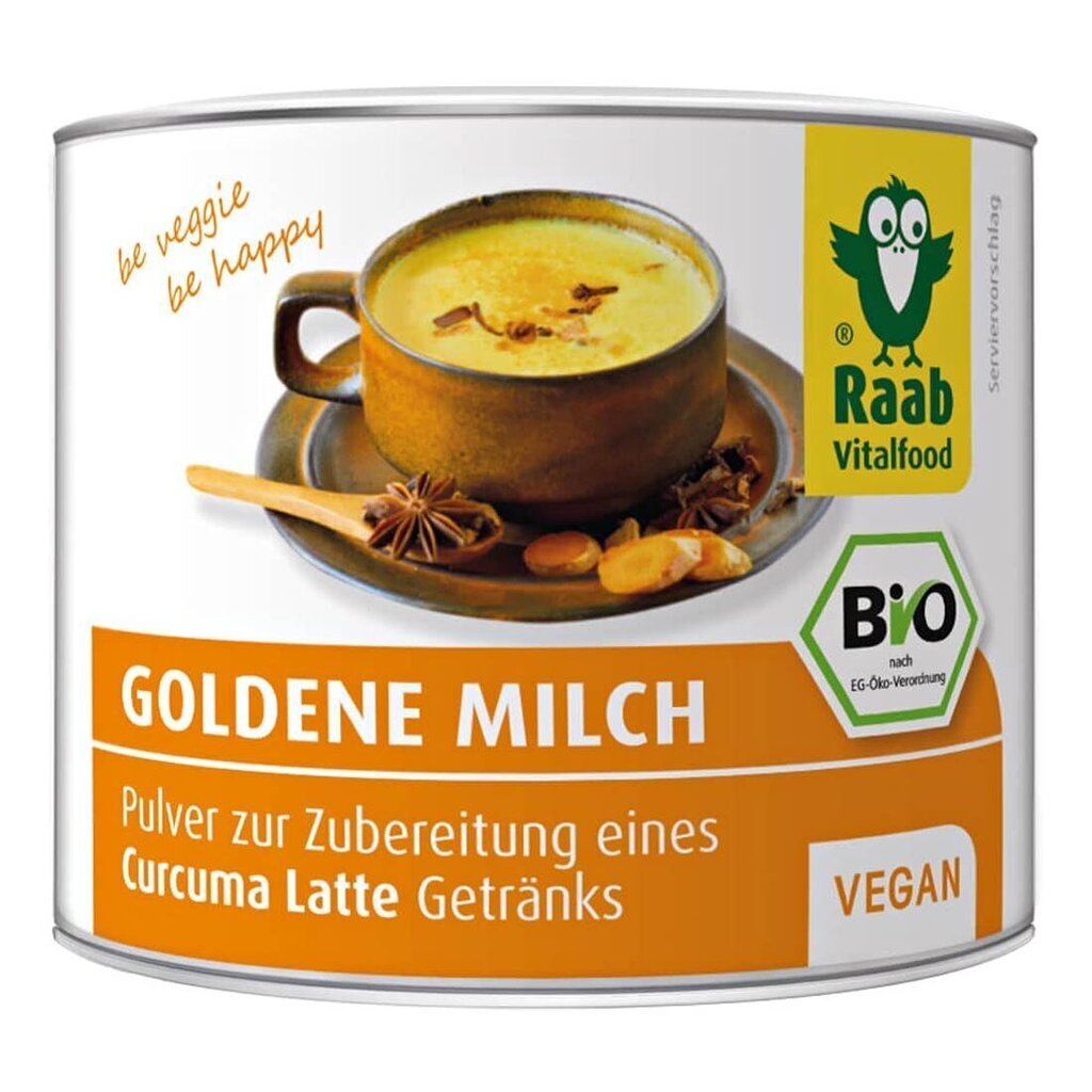 Raab Vitalfood Golden Milk šķīstošā tēja, 70 g cena un informācija | Tēja | 220.lv