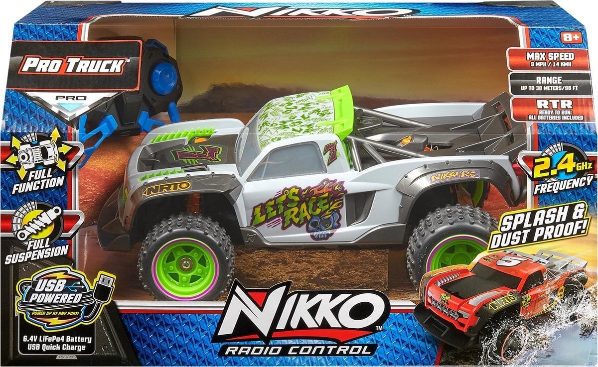 Nikko Pro Truck Nikko Racing #7 radiovadāmā mašīna cena un informācija | Rotaļlietas zēniem | 220.lv