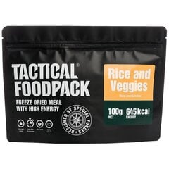 Rīsu ēdiens ar dārzeņiem Tactical Foodpack цена и информация | Готовые блюда | 220.lv