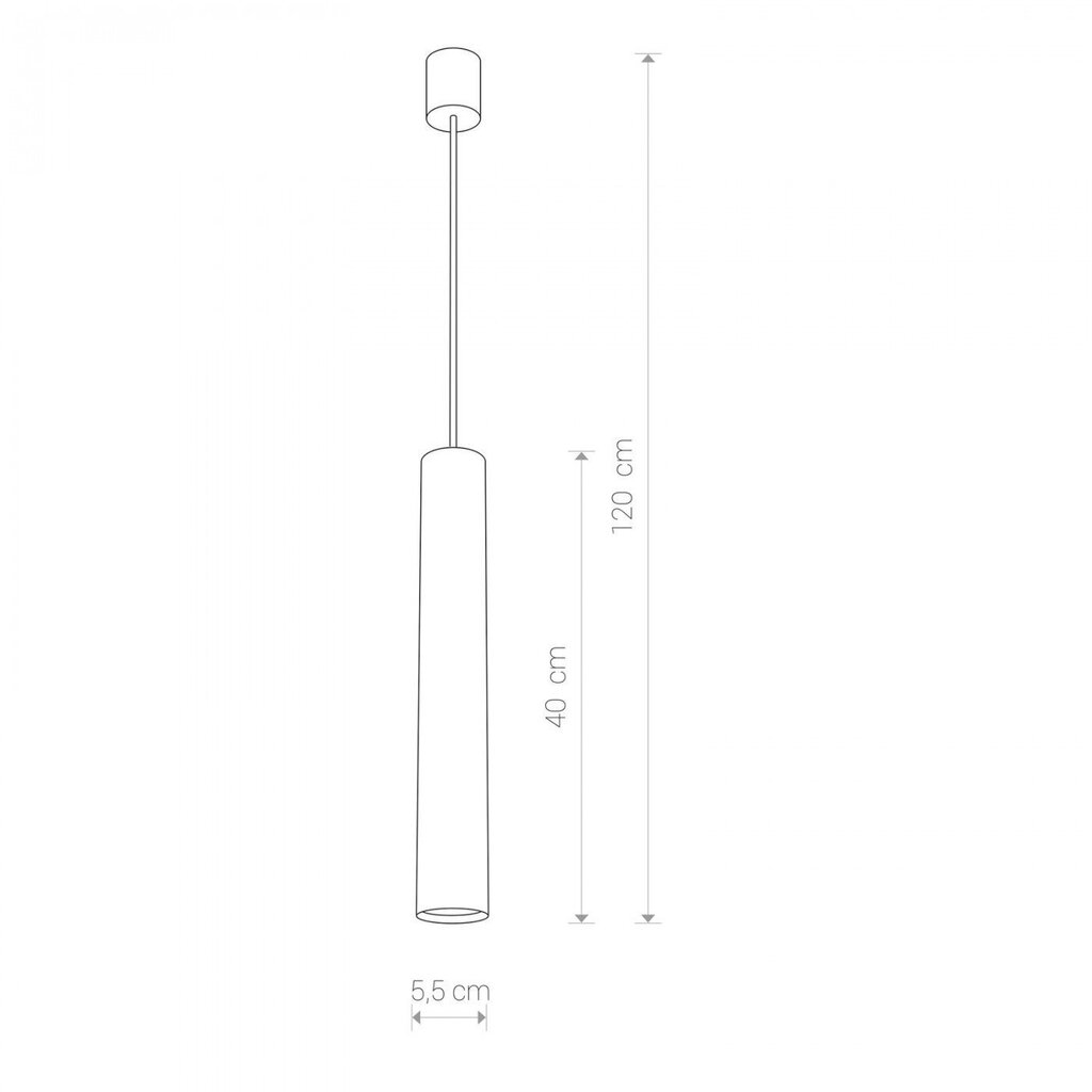 Nowodvorski Lighting piekaramā lampa Eye Black I L 6841 cena un informācija | Lustras | 220.lv