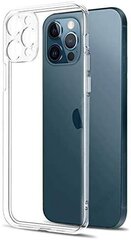 Aizsargvāciņš Crystal Clear Hard case integrated tempered glass Soundberry paredzēts Apple iPhone 12 Pro Max cena un informācija | Telefonu vāciņi, maciņi | 220.lv