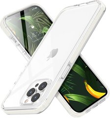 Aizsargvāciņš Crystal Clear Hard case integrated tempered glass Soundberry paredzēts Apple iPhone 13 Pro Max cena un informācija | Telefonu vāciņi, maciņi | 220.lv