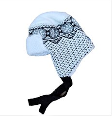 Universāla cepure, baltā/melnā krāsa. cena un informācija | Sieviešu cepures | 220.lv