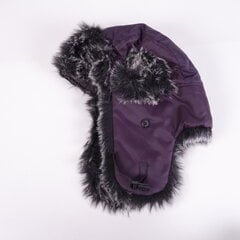 Universāla cepure, tumši violeta/melna krāsā. цена и информация | Мужские шарфы, шапки, перчатки | 220.lv