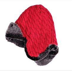 Vilnas cepure Pilot, sarkanā krāsā. cena un informācija | Sieviešu cepures | 220.lv