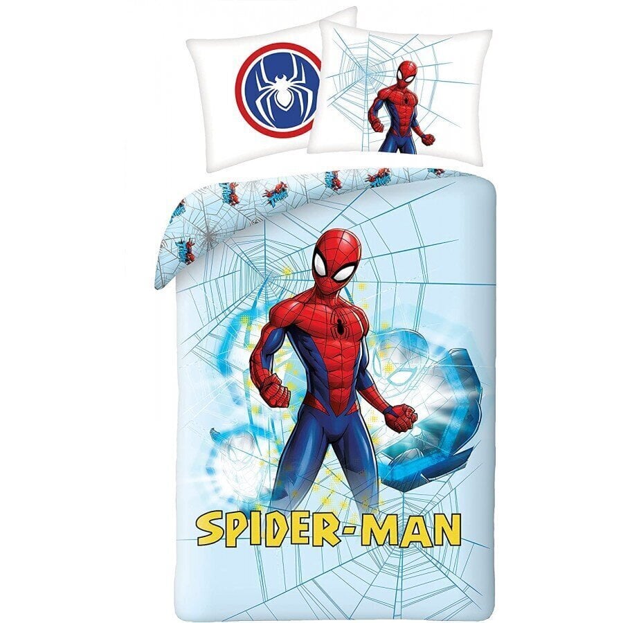 Bērnu gultas veļas komplekts Spiderman 140x200, 2 daļas цена и информация | Bērnu gultas veļa | 220.lv