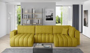 Stūra dīvāns NORE Bonito Gojo, dzeltens cena un informācija | Stūra dīvāni | 220.lv