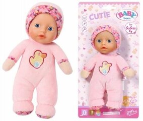 Baby Born Cutie Doll mīktā lelle, 18 cm cena un informācija | Rotaļlietas meitenēm | 220.lv