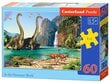 CASTORLAND puzle Dinozauru pasaulē, 60 gab., B-06922-1 цена и информация | Puzles, 3D puzles | 220.lv
