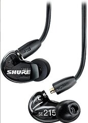 Shure SE215-K-EFS Black цена и информация | Наушники с микрофоном Asus H1 Wireless Чёрный | 220.lv