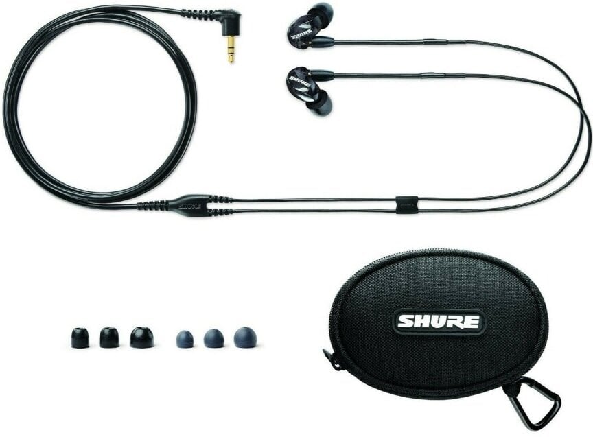 Shure SE215-K-EFS Black cena un informācija | Austiņas | 220.lv