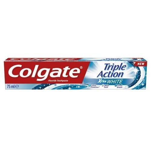 Zobu pasta Colgate Triple Action White, 75 ml cena un informācija | Zobu pastas, birstes | 220.lv