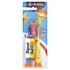 Signal Kids Ultra Soft Toothbrush ( 3 pcs ) - Children's toothbrush цена и информация | Зубные щетки, пасты | 220.lv