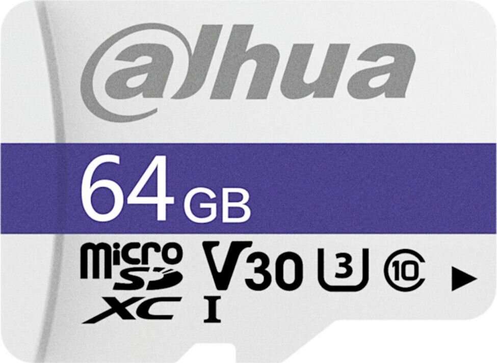 MicroSDXC atmiņas karte DAHUA 64GB, UHS-I / TF-C100 цена и информация | Atmiņas kartes fotokamerām | 220.lv