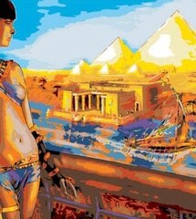 Glezna pēc numuriem "Senā Ēģipte" 40x50 G cena un informācija | Gleznas pēc numuriem | 220.lv