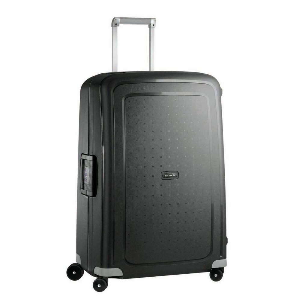 Samsonite liels ceļojumu koferis S`Cure Spinner 75/28, melnā krāsā cena un informācija | Koferi, ceļojumu somas | 220.lv