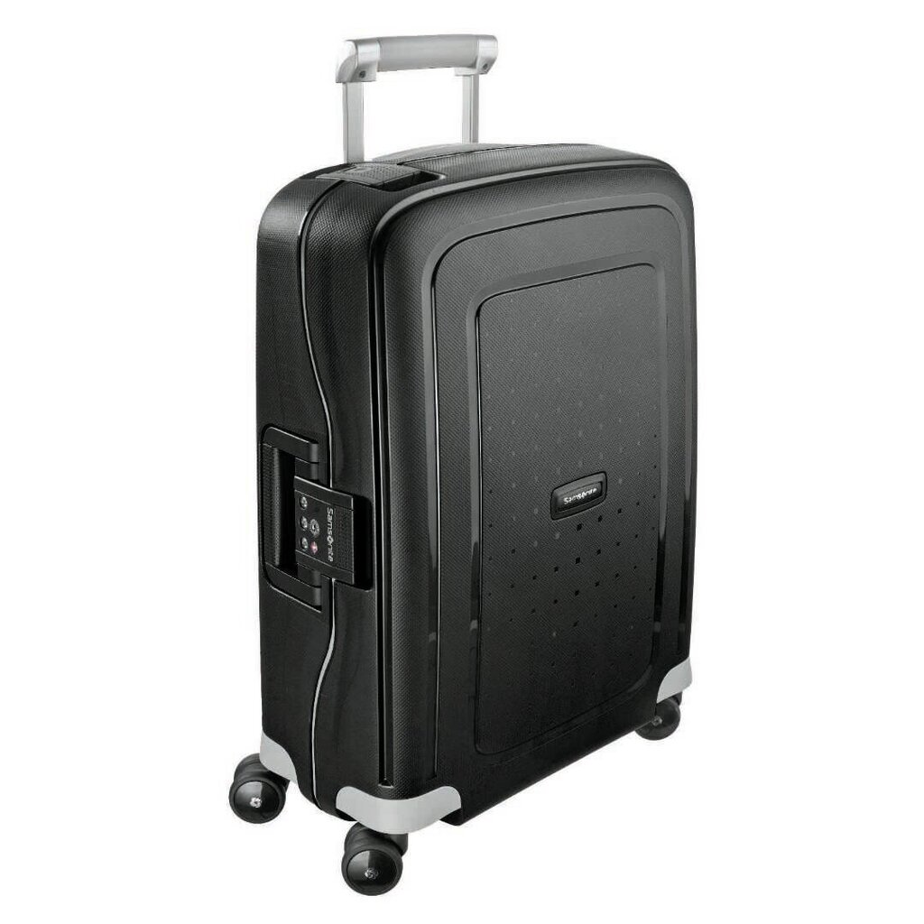 Samsonite rokas bagāžas koferis S`Cure Spinner 55/20, melnā krāsā cena un informācija | Koferi, ceļojumu somas | 220.lv