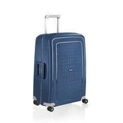 Samsonite liels ceļojumu koferis S`Cure Spinner 75/28, zilā krāsā цена и информация | Чемоданы, дорожные сумки | 220.lv