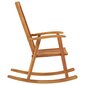 vidaXL šūpuļkrēsls, akācijas masīvkoks cena un informācija | Atpūtas krēsli | 220.lv
