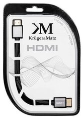 Vads Kruger&Matz HDMI, 3 m cena un informācija | Kabeļi un vadi | 220.lv