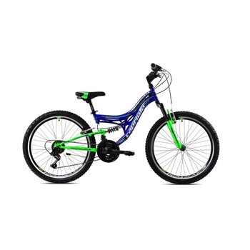 Детский велосипед Capriolo MTB CTX240 24", синий/зелёный цена и информация | Велосипеды | 220.lv