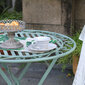 Dārza galds MINT saliekams, antīks zaļš cena un informācija | Dārza galdi | 220.lv