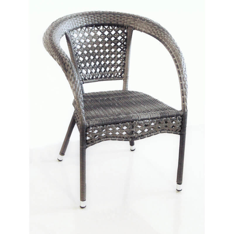 Dārza krēsls Anguilla, pelēks cena un informācija | Dārza krēsli | 220.lv
