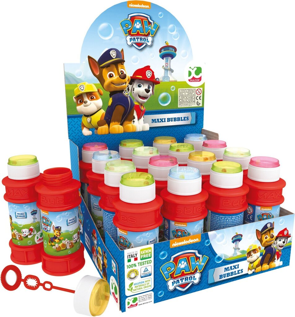 DULCOP ziepju burbuļi Paw Patrol, 103828200 цена и информация | Ūdens, smilšu un pludmales rotaļlietas | 220.lv