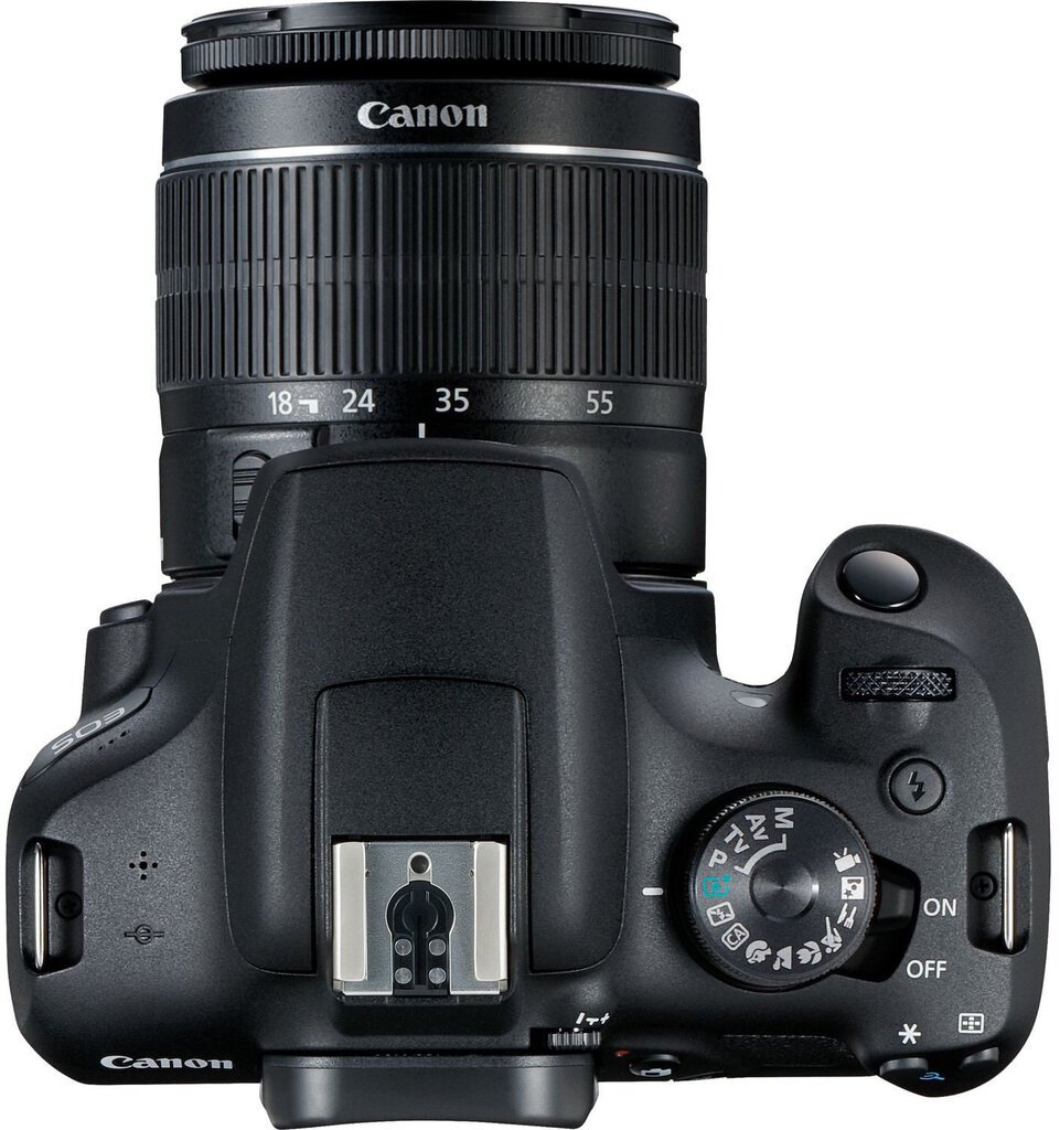 Canon EOS 2000D + 18-55mm IS + 75-300mm Kit цена и информация | Digitālās fotokameras | 220.lv