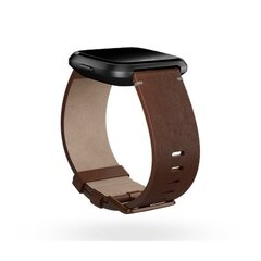 Fitbit Versa FB166LBDBL Cognac Large cena un informācija | Fitbit Mobilie telefoni, planšetdatori, Foto | 220.lv