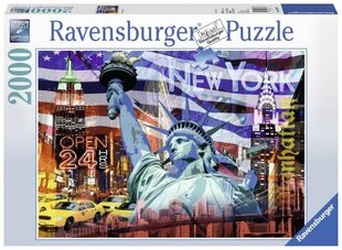 Ravensburger - Puzzle 2000 New York Collage цена и информация | Пазлы | 220.lv
