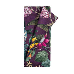 Galdauts AMAZONIA 43x116cm, ziedi/ violets, 100%kokvilna, audums 249 цена и информация | Скатерти, салфетки | 220.lv