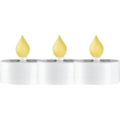 Tējas sveču lampas komplekts ar saules paneli (3 gab.) cena un informācija | Piekaramās lampas | 220.lv