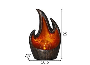 Dārza lampa ar saules paneli Melilla, dzintara tonis цена и информация | Уличное освещение | 220.lv