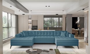 Universāls stūra dīvāns NORE Vertizo Savoi, gaiši zils cena un informācija | Stūra dīvāni | 220.lv