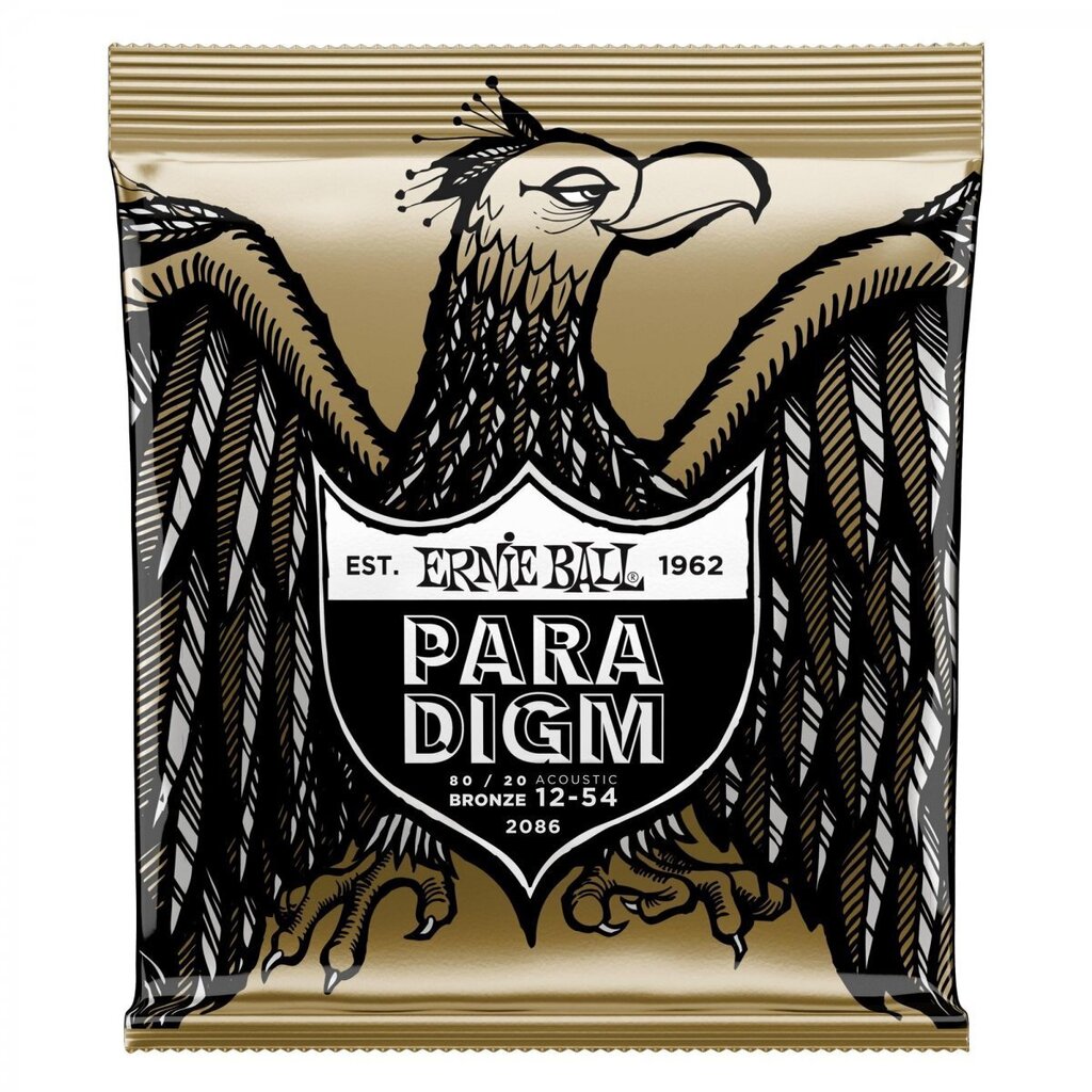 Stīgas ak. ģitārai Ernie Ball P02086 Paradigm Bronze 0.012 - 0.054 cena un informācija | Mūzikas instrumentu piederumi | 220.lv