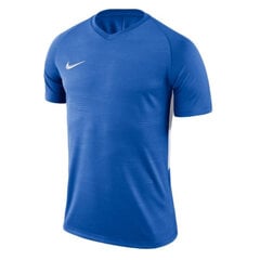 T-krekls vīriešiem Nike NK Dry Tiempo Prem Jsy SS M 894230 463, zils cena un informācija | Vīriešu T-krekli | 220.lv
