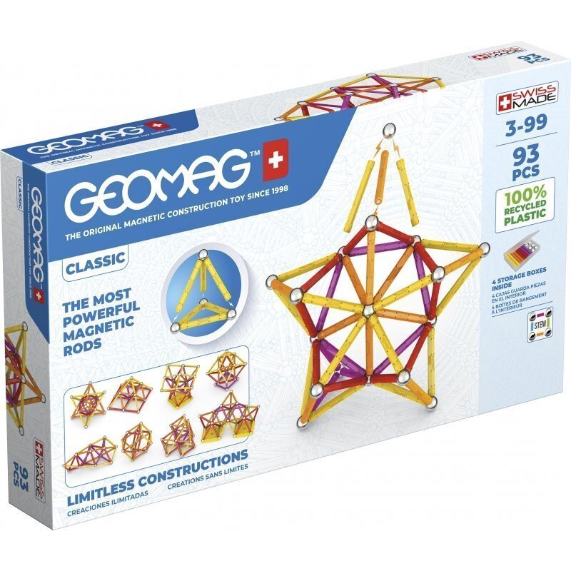 Geomag Classic Green Line 93 magnētiskais konstruktors, 93-elementi цена и информация | Konstruktori | 220.lv