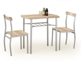 Комплект мебели для столовой Halmar Lance, дубовый цвет цена и информация | Комплекты мебели для столовой | 220.lv