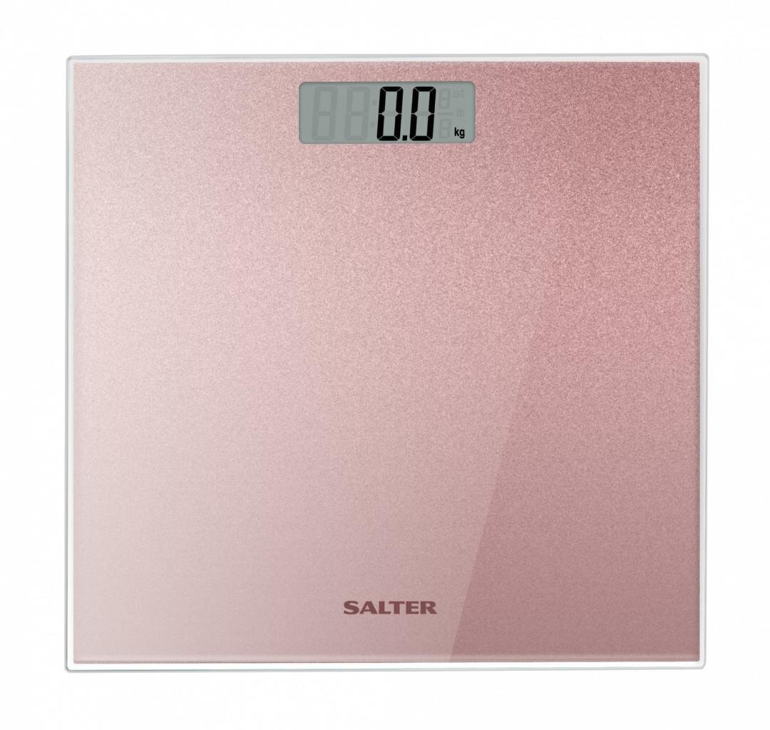 Salter 9037 RGGL3R Rose Gold Elec Scale цена и информация | Ķermeņa svari, bagāžas svari | 220.lv