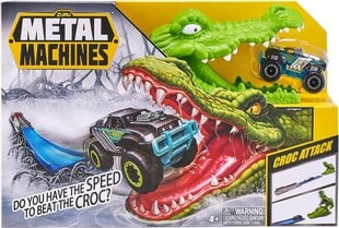 METAL MACHINES trase+automašīna, komplekts Crocodile, 6718 cena un informācija | Rotaļlietas zēniem | 220.lv