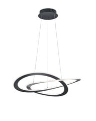 Piekaramā LED lampa Oakland, 70 cm, antracīta balta, satur 60 W, 5000 lm gaismekli, aptumšojama 920019518 цена и информация | Потолочные светильники | 220.lv