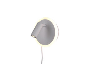 Jordan LED sienas lampa, diam. 15 cm, satur 1x 5 W/550 lm + 1x 2 W/200 lm, vads cena un informācija | Sienas lampas | 220.lv