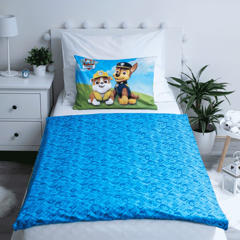 Gultas veļas komplekts Paw Patrol PP121 Baby, 100 x 135 cm + spilvendrāna 40 x 60 cm цена и информация | Gultas veļas komplekti | 220.lv